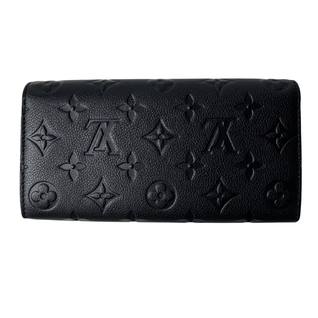 新品 ルイヴィトン LOUIS VUITTON アンプラント ポルトフォイユ サラ M82257 IC 黒 ブラック レディース