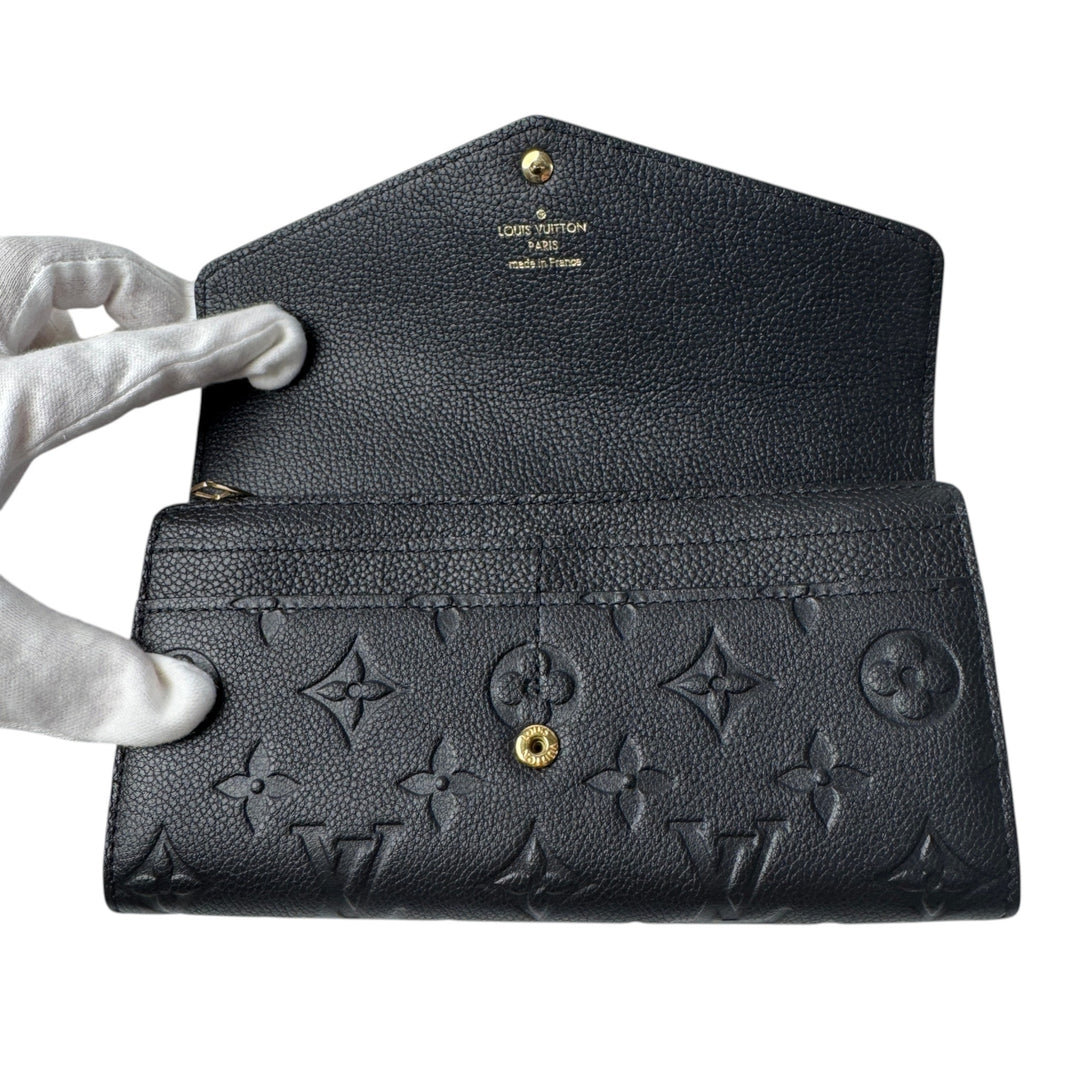 新品 ルイヴィトン LOUIS VUITTON アンプラント ポルトフォイユ サラ M82257 IC 黒 ブラック レディース