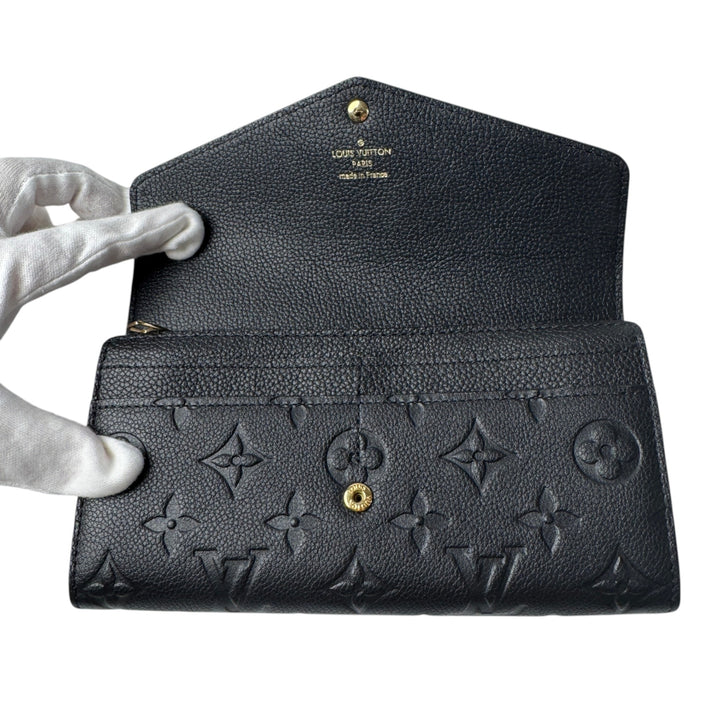 新品 ルイヴィトン LOUIS VUITTON アンプラント ポルトフォイユ サラ M82257 IC 黒 ブラック レディース