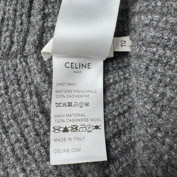 セリーヌ CELINE トリオンフ クロシェ カシミヤ バケットハット ビーニー ニット帽 2A80T384D レディース