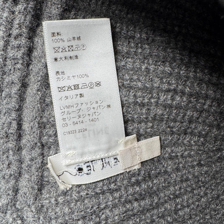 セリーヌ CELINE トリオンフ クロシェ カシミヤ バケットハット ビーニー ニット帽 2A80T384D レディース