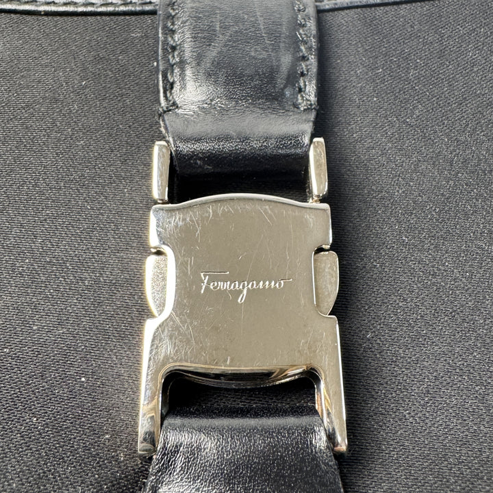 フェラガモ Salvatore Ferragamo ハンドバッグ ワンショルダー ブラック レディース