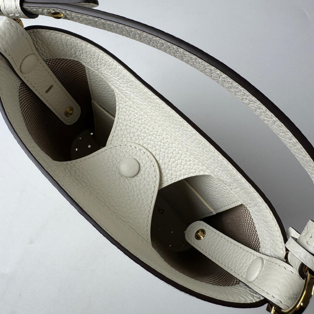 新品同様 デルヴォー DELVAUX パンミニバケット イリュージョン ジャガード ハンドバッグ AA0607 レディース