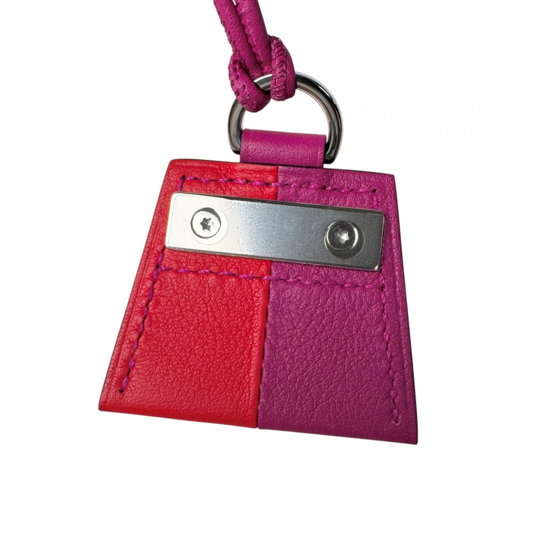 美品 エルメス HERMES モンプティ ケリー PM シルバー金具 ネックレス レディース