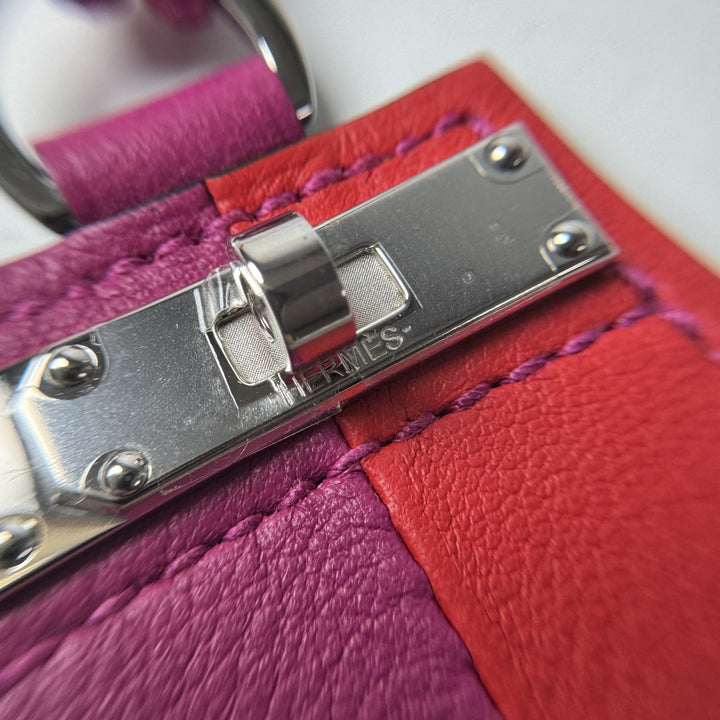 美品 エルメス HERMES モンプティ ケリー PM シルバー金具 ネックレス レディース