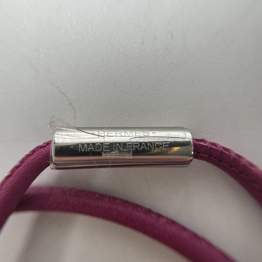 美品 エルメス HERMES モンプティ ケリー PM シルバー金具 ネックレス レディース