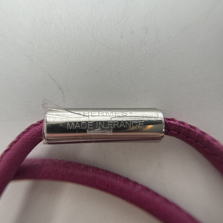 美品 エルメス HERMES モンプティ ケリー PM シルバー金具 ネックレス レディース