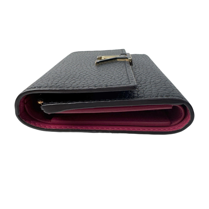 ルイヴィトン LOUIS VUITTON ポルトフォイユ カプシーヌ コンパクト M62157 IC レディース