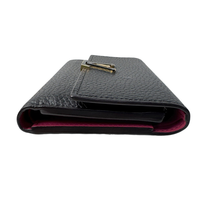 ルイヴィトン LOUIS VUITTON ポルトフォイユ カプシーヌ コンパクト M62157 IC レディース