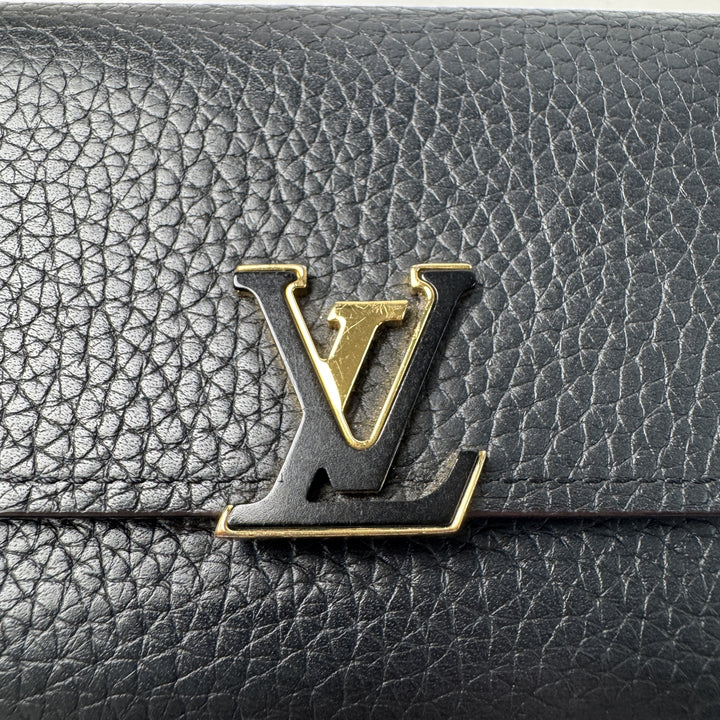 ルイヴィトン LOUIS VUITTON ポルトフォイユ カプシーヌ コンパクト M62157 IC レディース