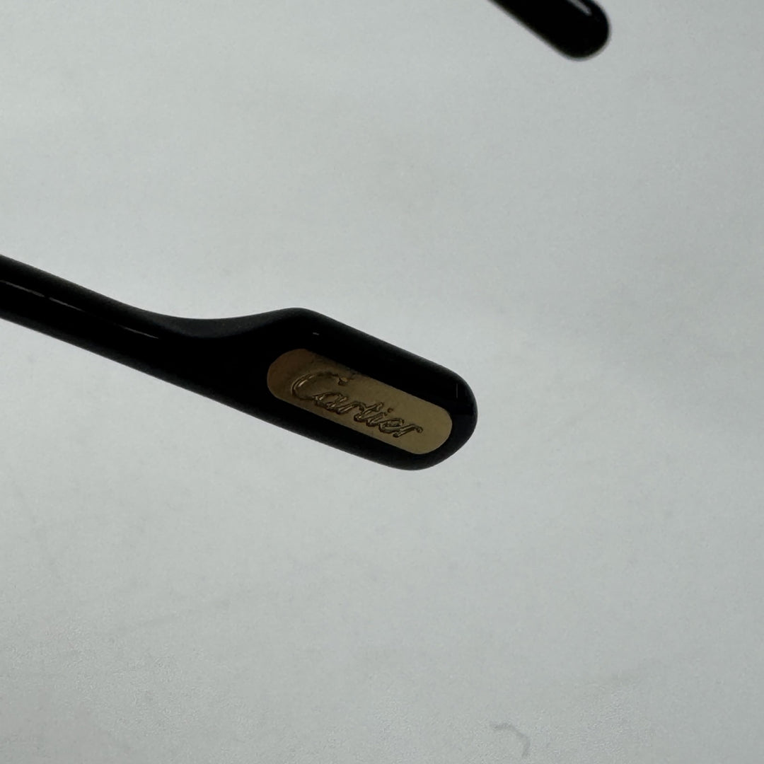 美品 カルティエ Cartier サングラス デコールC クラシック ドゥ CT0046S 度なし メンズ