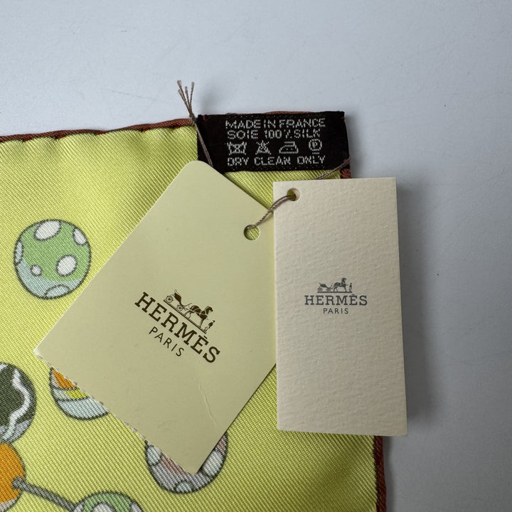 未使用 タグ付 エルメス HERMES カレ90 ダンシング・パールズ Dancing Pearls スカーフ レディース