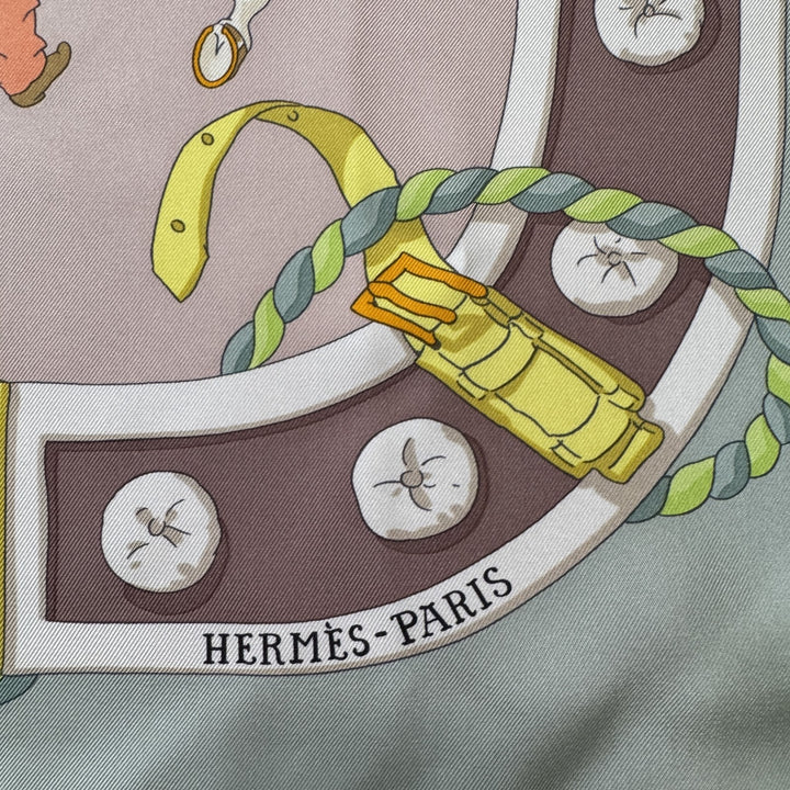 エルメス HERMES カレ90 Ronds de Marche 輪の行進 スカーフ レディース
