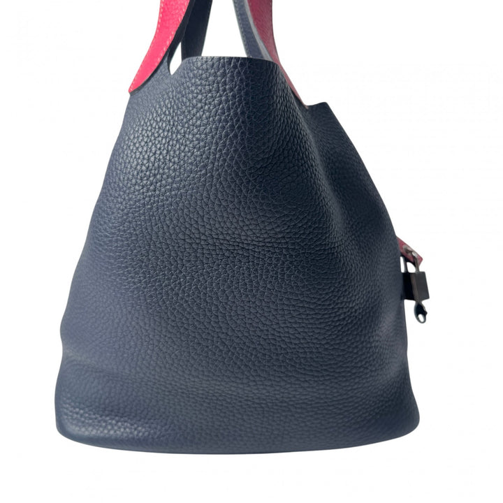 エルメス HERMES ピコタンロック MM カザック D刻印 カデナ 鍵1本付 #160 ハンドバッグ レディース