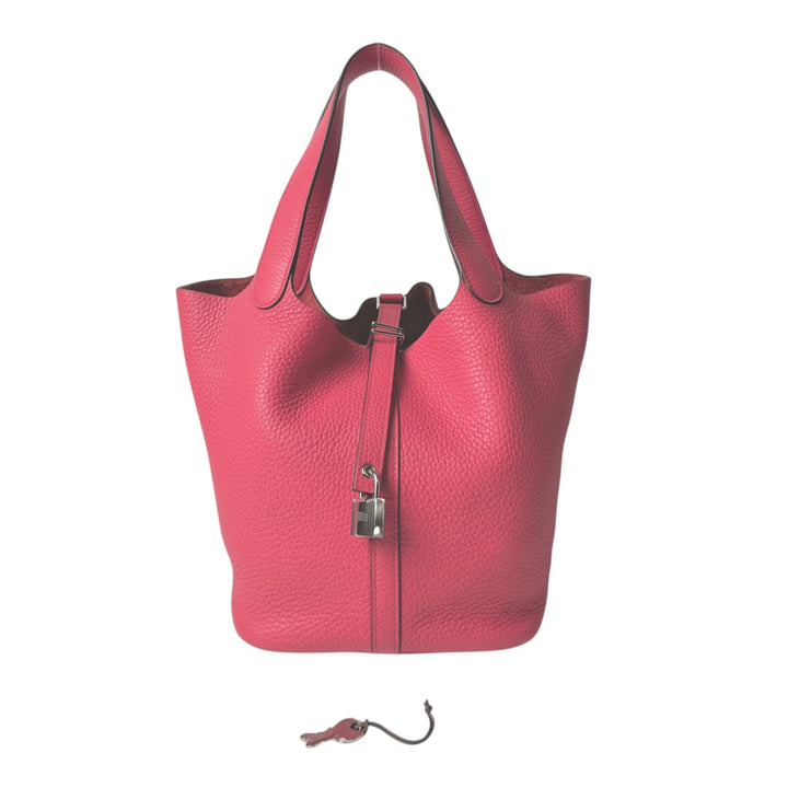 エルメス HERMES ピコタンロック MM シルバー金具 D刻印 #161 レディース
