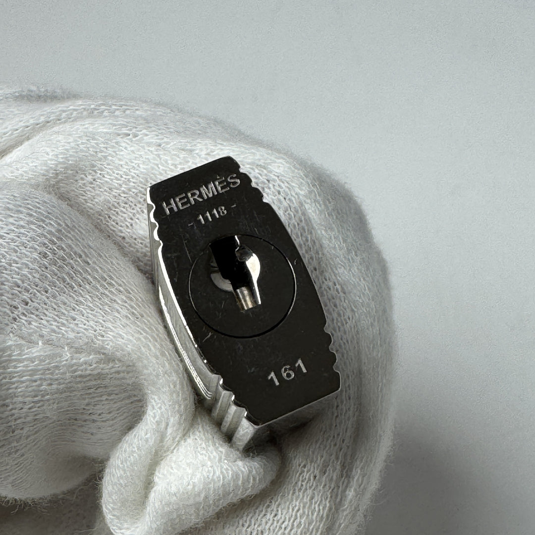 エルメス HERMES ピコタンロック MM シルバー金具 D刻印 #161 レディース
