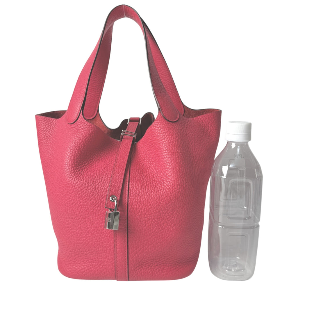 エルメス HERMES ピコタンロック MM シルバー金具 D刻印 #161 レディース