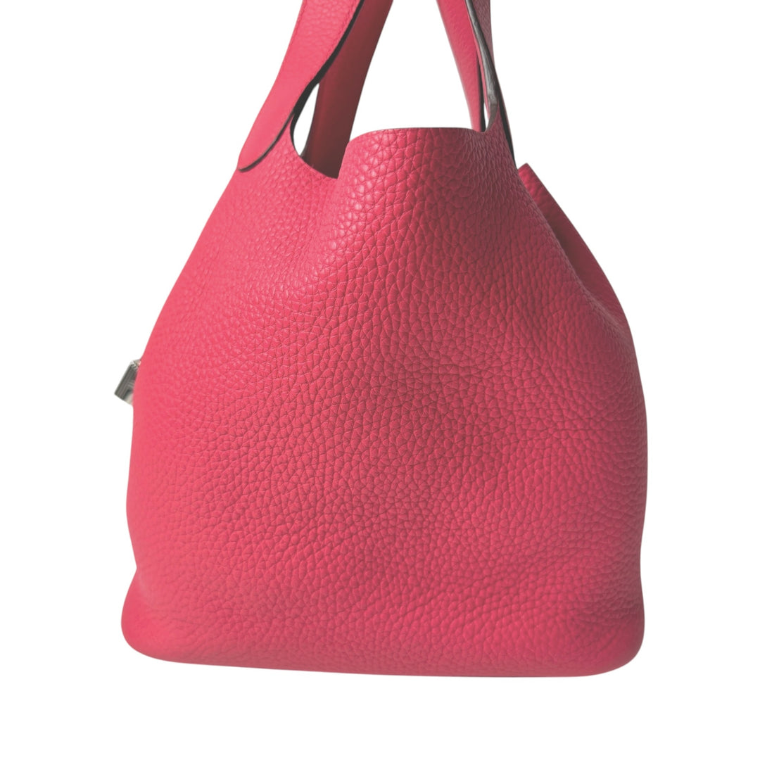 エルメス HERMES ピコタンロック MM シルバー金具 D刻印 #161 レディース