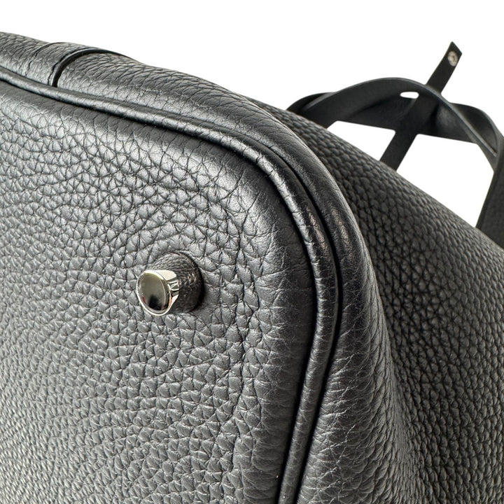 美品 エルメス HERMES ピコタンロック MM ノワール 黒 トリヨンクレマンス ハンドバッグ A刻印 レディース