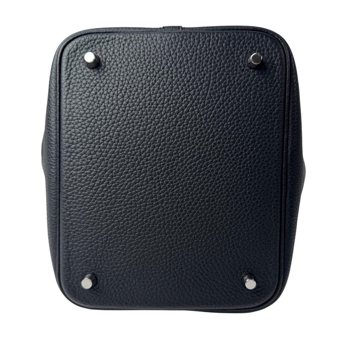 美品 エルメス HERMES ピコタンロック MM ノワール 黒 トリヨンクレマンス ハンドバッグ A刻印 レディース