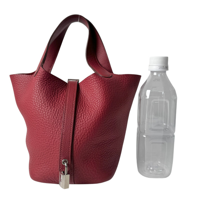 エルメス HERMES ピコタンロック PM シルバー金具 □N刻印 #163 ハンドバッグ レディース