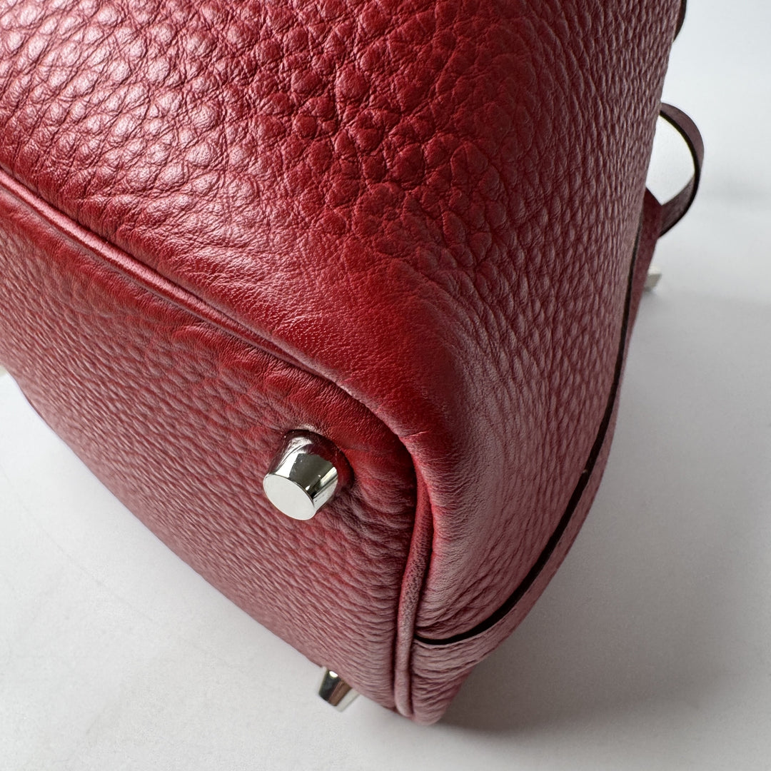 エルメス HERMES ピコタンロック PM シルバー金具 □N刻印 #163 ハンドバッグ レディース