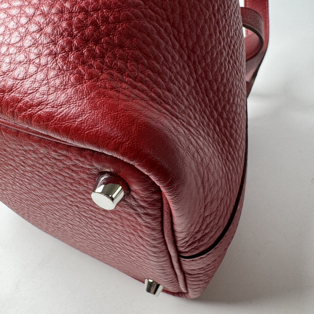 エルメス HERMES ピコタンロック PM シルバー金具 □N刻印 #163 ハンドバッグ レディース