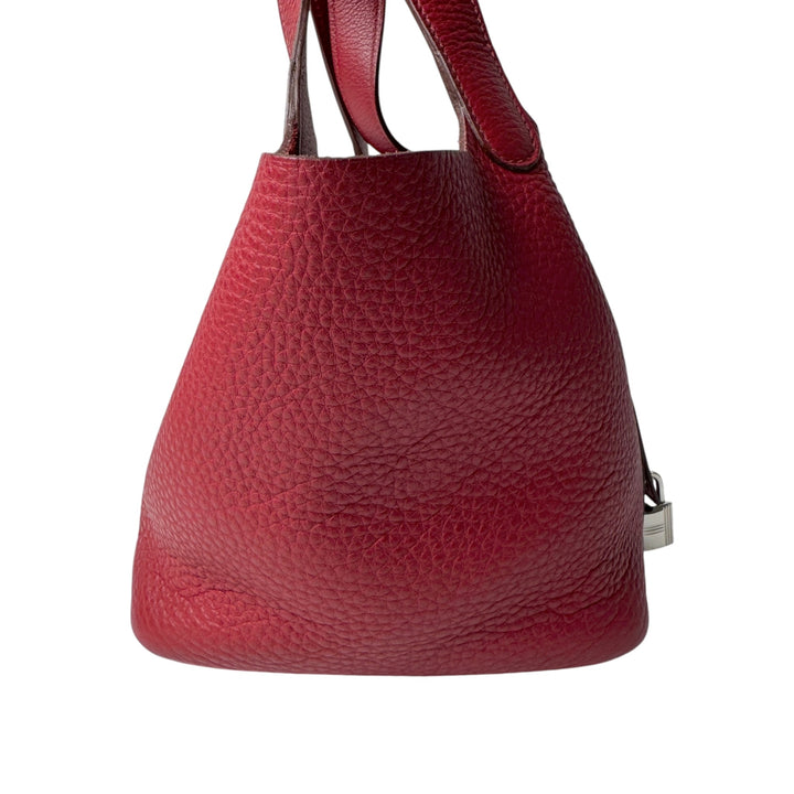エルメス HERMES ピコタンロック PM シルバー金具 □N刻印 #163 ハンドバッグ レディース