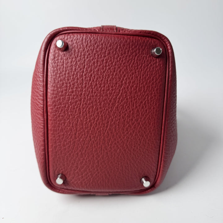 エルメス HERMES ピコタンロック PM シルバー金具 □N刻印 #163 ハンドバッグ レディース
