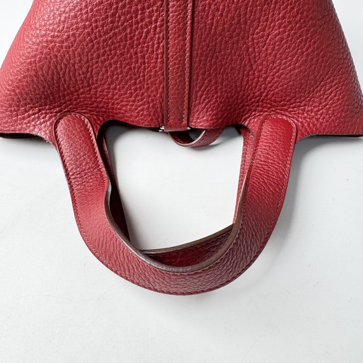 エルメス HERMES ピコタンロック PM シルバー金具 □N刻印 #163 ハンドバッグ レディース