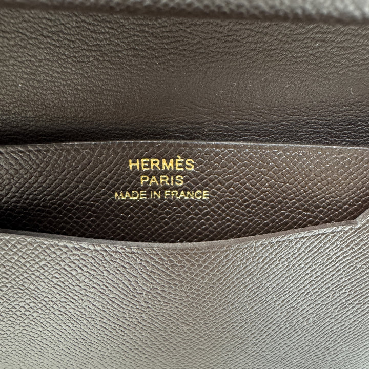 新品 エルメス HERMES べアンミニ コンパクトウォレット ベブラン GD金具 G刻印 レディース