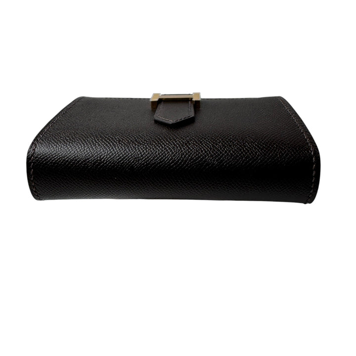 新品 エルメス HERMES べアンミニ コンパクトウォレット ベブラン GD金具 G刻印 レディース