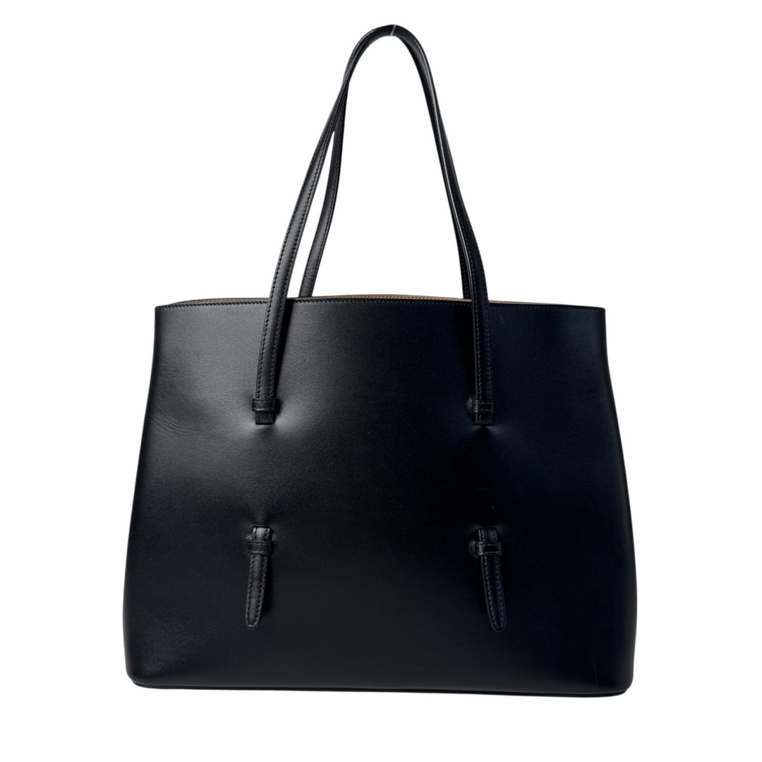アライア ALAIA MINA 32 ミナ レザー トートバッグ パンチングロゴ 肩がけ レディース