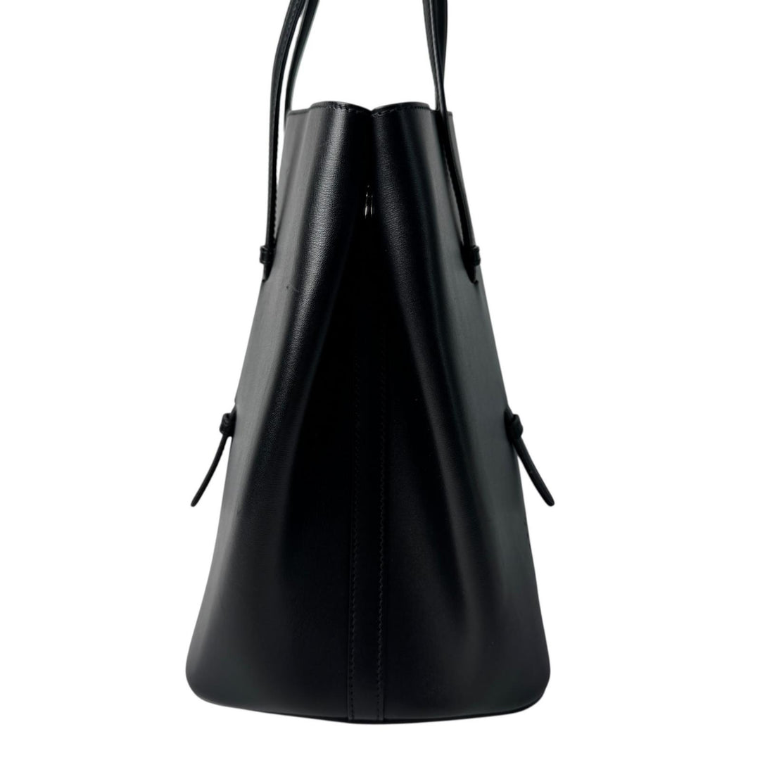アライア ALAIA MINA 32 ミナ レザー トートバッグ パンチングロゴ 肩がけ レディース