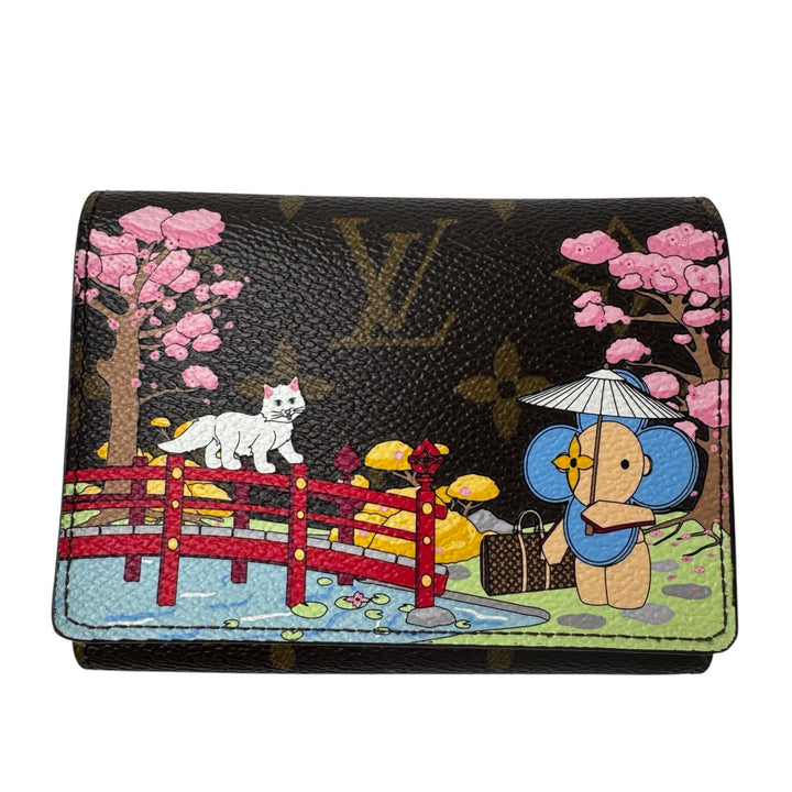 美品 ルイヴィトン LOUIS VUITTON ポルトフォイユ ヴィクトリーヌ ヴィヴィエンヌ M80873 IC 財布 限定品