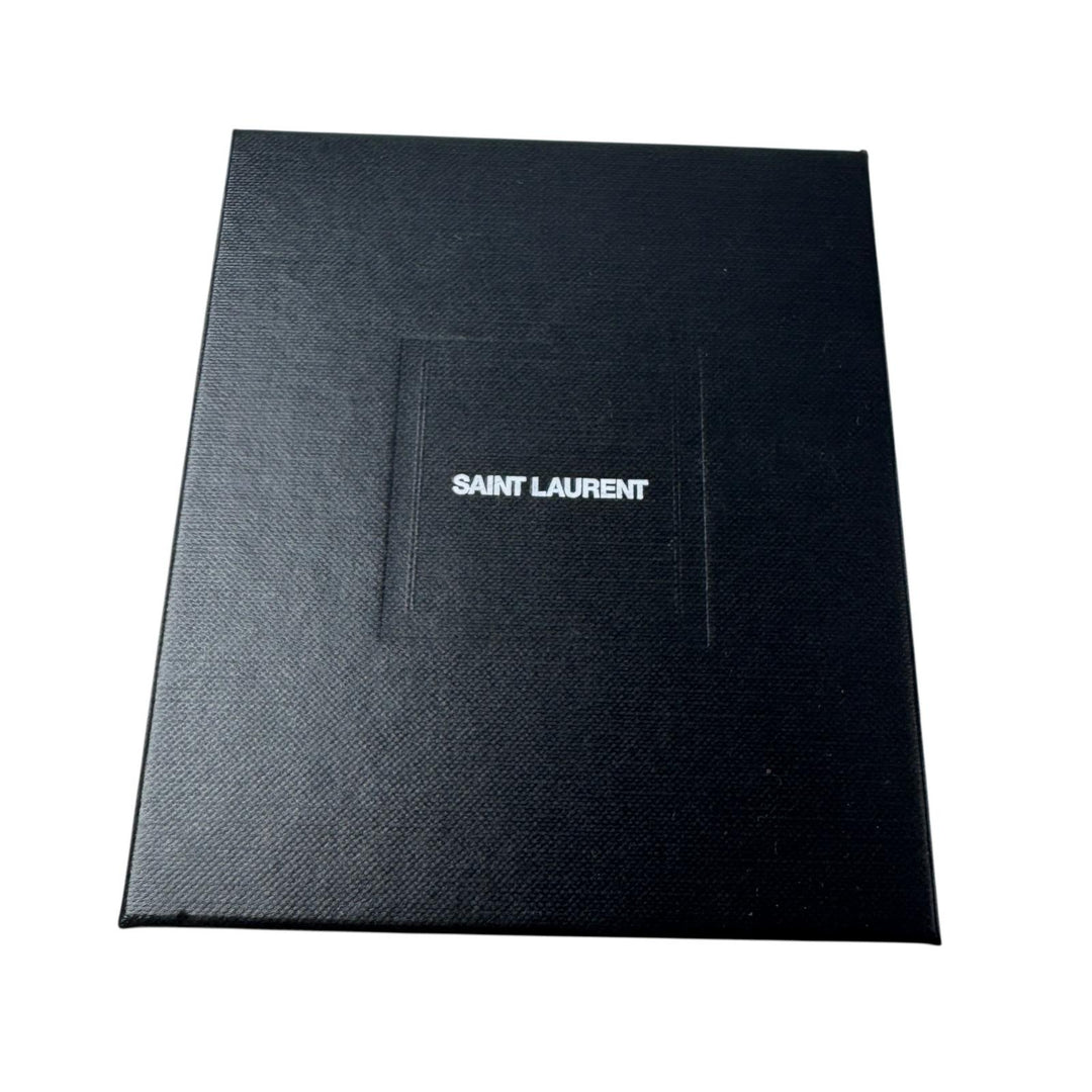 新品同様 サンローラン SAINT LAURENT PARIS ニキ AirPods イヤホンケース チェーンショルダー レディース