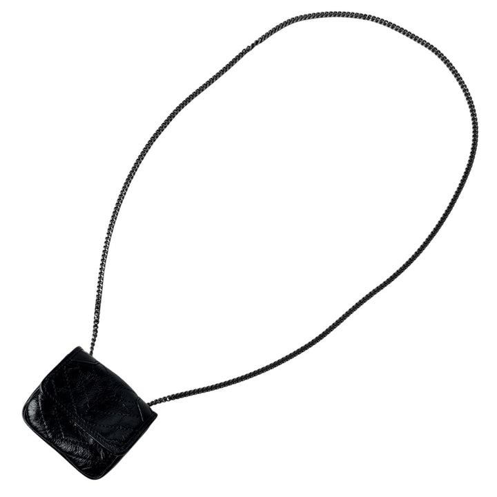 新品同様 サンローラン SAINT LAURENT PARIS ニキ AirPods イヤホンケース チェーンショルダー レディース