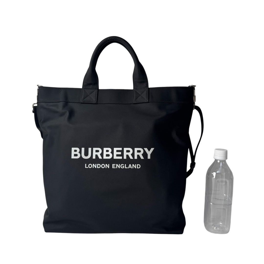 バーバリー BURBERRY アーティ アルティエ 2WAY トートバッグ ショルダーバッグ A4収納可 ナイロン 黒 斜めがけ クロスボディ 8026233 レディース