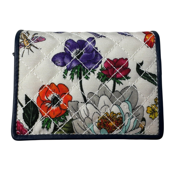 美品 グッチ GUCCI ズゥミ フローラ 二つ折り財布 コンパクトウォレット 536353 レディース