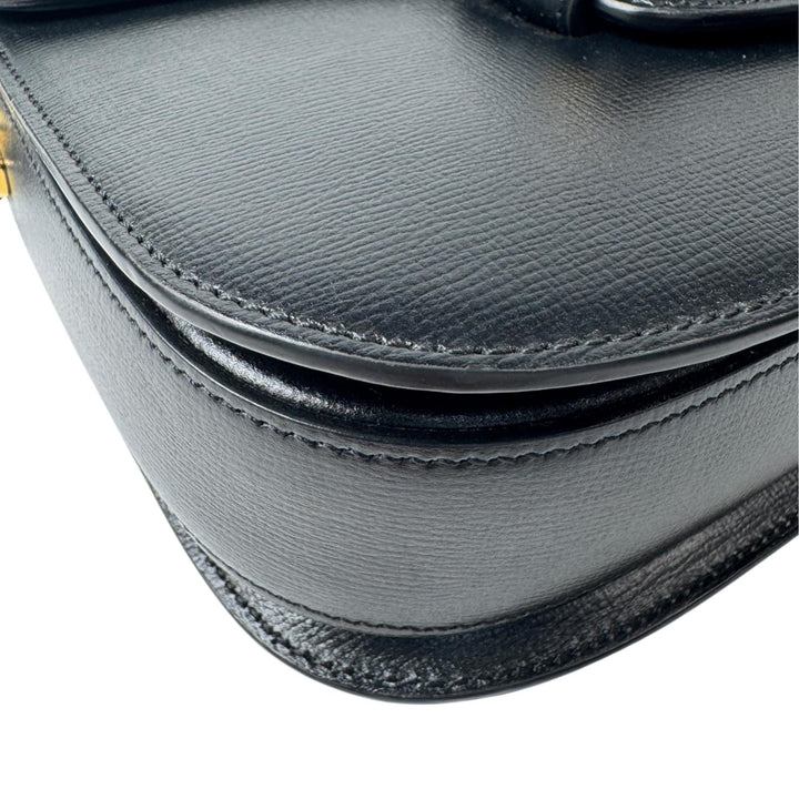 新品同様 グッチ GUCCI ホースビット 1955 ショルダーバッグ ブラック 602204 レディース
