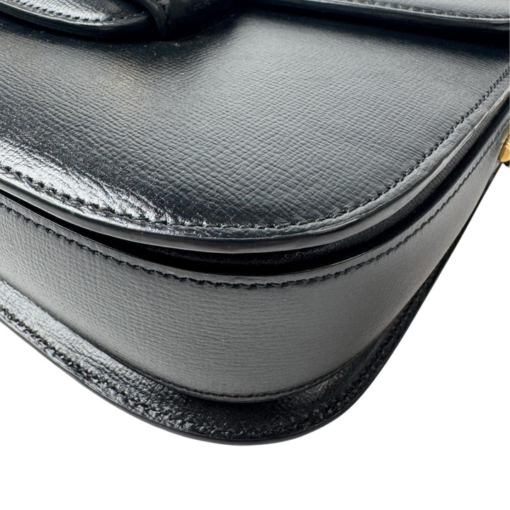 新品同様 グッチ GUCCI ホースビット 1955 ショルダーバッグ ブラック 602204 レディース
