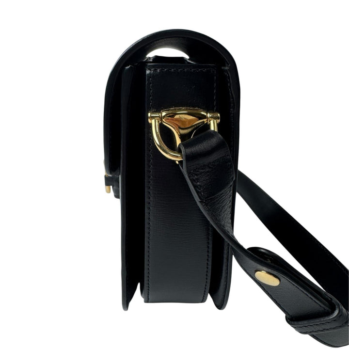 新品同様 グッチ GUCCI ホースビット 1955 ショルダーバッグ ブラック 602204 レディース