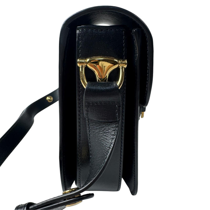 新品同様 グッチ GUCCI ホースビット 1955 ショルダーバッグ ブラック 602204 レディース