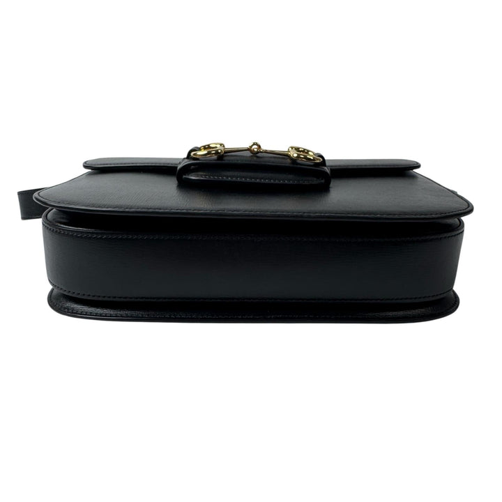 新品同様 グッチ GUCCI ホースビット 1955 ショルダーバッグ ブラック 602204 レディース