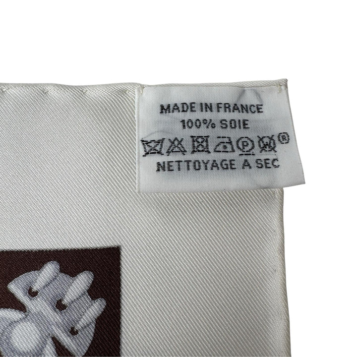 エルメス HERMES カレ90 クリケティス Cliquetis シルクスカーフ 剣柄 レディース