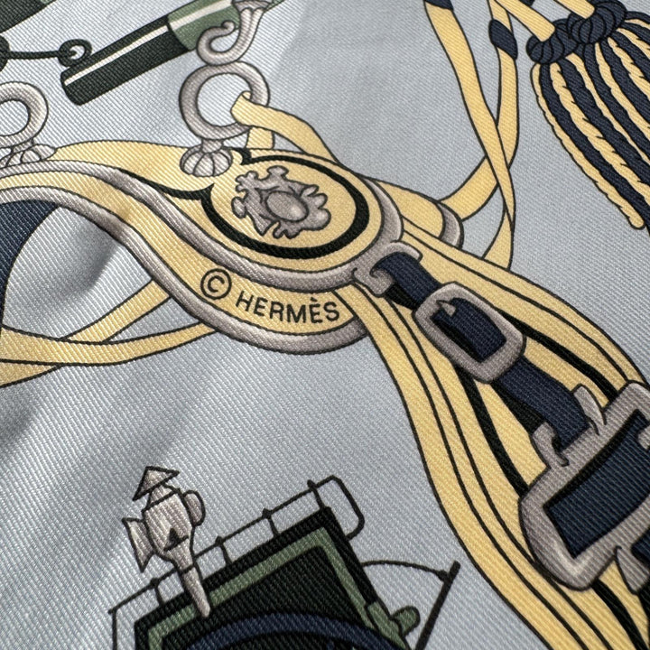 エルメス HERMES スカーフ カレ70 Palonniers パロニエ 馬車 レディース