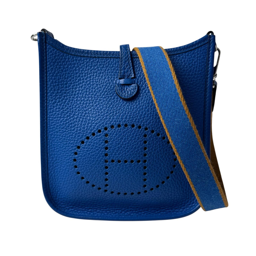 エルメス HERMES エヴリン アマゾン TPM ブルーゼリージュ C刻印 ショルダーバッグ 斜めがけ クロスボディ レディース