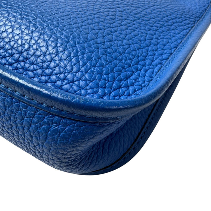 エルメス HERMES エヴリン アマゾン TPM ブルーゼリージュ C刻印 ショルダーバッグ 斜めがけ クロスボディ レディース