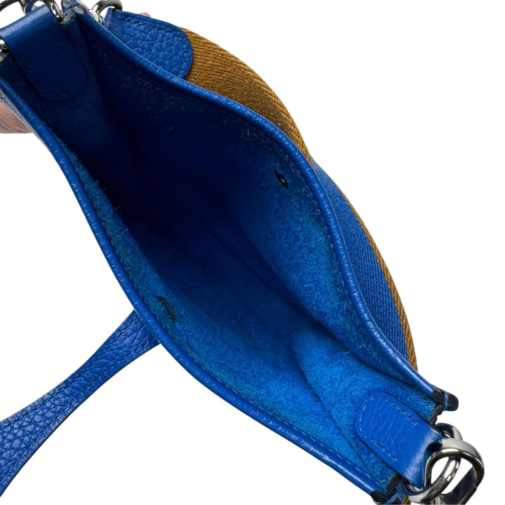 エルメス HERMES エヴリン アマゾン TPM ブルーゼリージュ C刻印 ショルダーバッグ 斜めがけ クロスボディ レディース