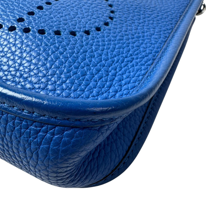 エルメス HERMES エヴリン アマゾン TPM ブルーゼリージュ C刻印 ショルダーバッグ 斜めがけ クロスボディ レディース